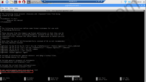 Cara Instalasi APACHE , MYSQL dan PHPMYADMIN di Raspberry PI