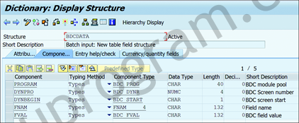 BDCDATA Structure