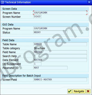 Technical Information about Screen Field