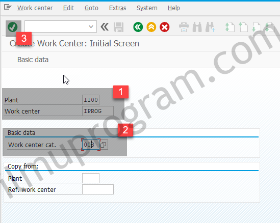 Module PP - Create Work Center