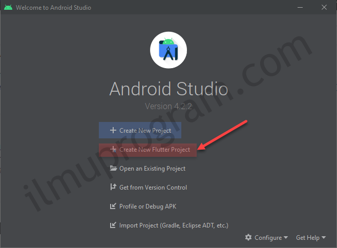 Plugin Flutter Android Studio Berhasil